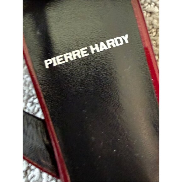 pierre hardy  stella patent kitten heel sandals 7 - Picture 4 of 9